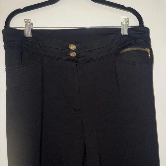 Anne Klein Black Wide -Leg Dress Trousers NWOT 💕 - Picture 8 of 9